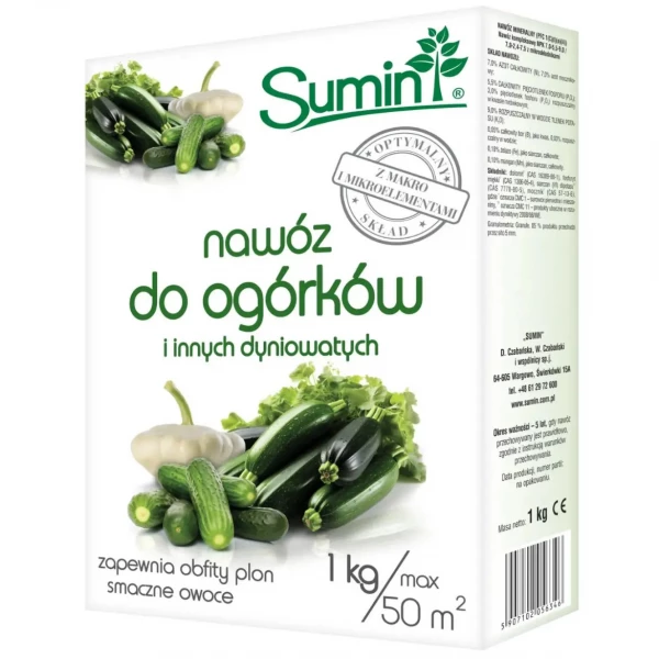 Nawóz do ogórków i innych dyniowatych Sumin 1 kg