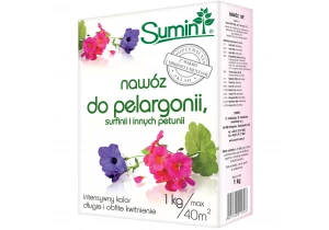 Nawóz do pelargonii, surfinii i innych petunii Sumin 1 kg