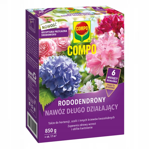 Nawóz do rodendronów długo działający COMPO 850 g