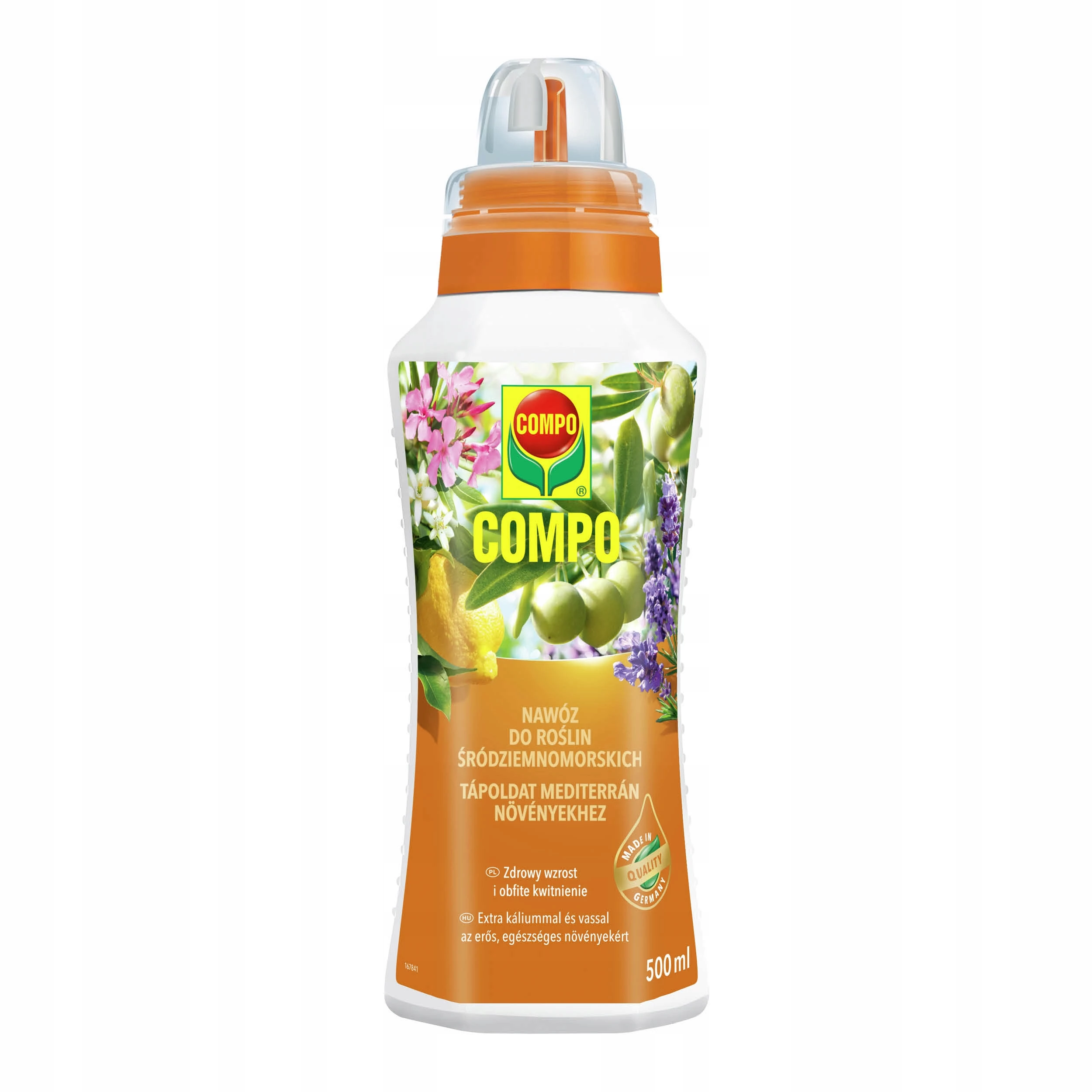 nawóz do roślin śródziemnomorskich, nawóz do cytrusów, nawóz do oliwek, nawóz do oleandrów, płynny nawóz do roślin doniczkowych, COMPO nawóz do roślin śródziemnomorskich, nawóz do roślin egzotycznych, nawożenie roślin balkonowych