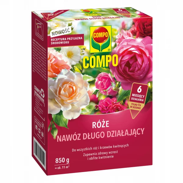 Nawóz do róż długo działający COMPO 850 g