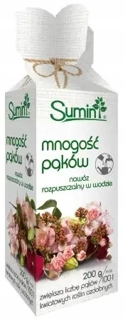 nawóz do roślin ozdobnych, nawóz do pąków kwiatowych, nawóz PĄK 200g, nawóz do kwiatów ogrodowych, nawóz do róż i piwonii, nawóz do roślin balkonowych, nawóz NPK do kwiatów, nawóz rozpuszczalny w wodzie, nawóz Sumin, nawóz do kwitnienia roślin ozdobnych