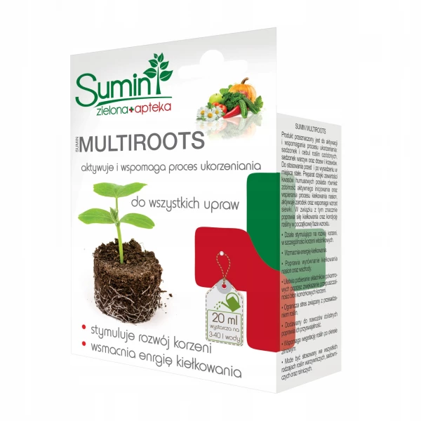 Nawóz ukorzeniacz w płynie Multiroots Sumin 20 ml