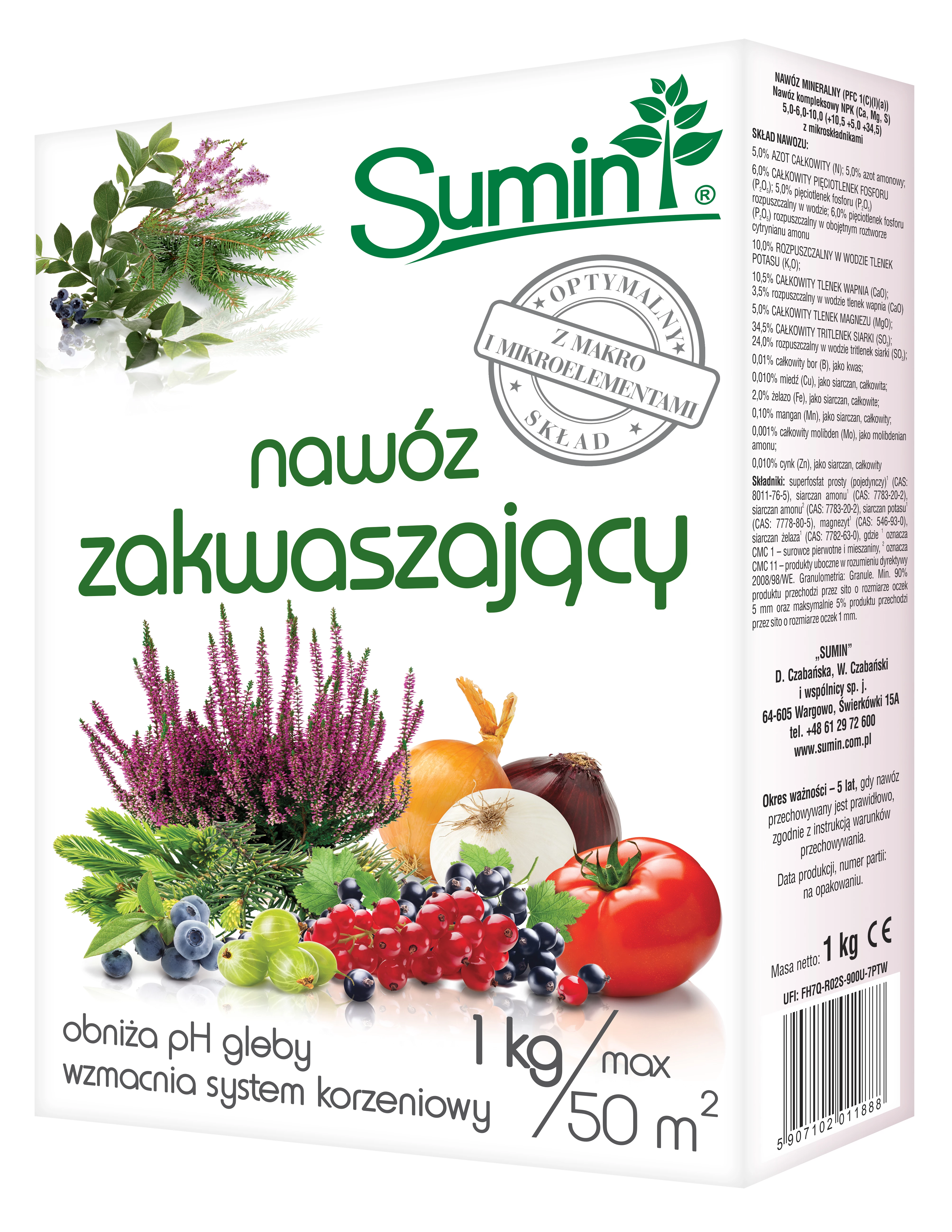nawóz zakwaszający, nawóz do borówek, nawóz do roślin kwaśnolubnych, nawóz do azalii, nawóz do różaneczników, nawóz do hortensji, zakwaszanie gleby, nawóz granulowany, nawóz ogrodowy, nawóz do iglaków, nawóz do wrzosów, nawóz 1 kg