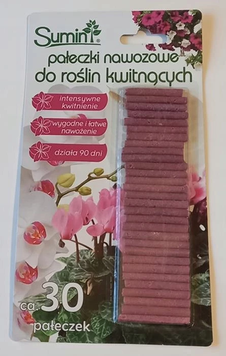pałeczki nawozowe, nawóz do roślin zielonych, pałeczki nawozowe do doniczek, nawóz do roślin domowych, nawóz do roślin doniczkowych, pałeczki nawozowe sumin, nawóz NPK rośliny zielone, nawożenie roślin w doniczce