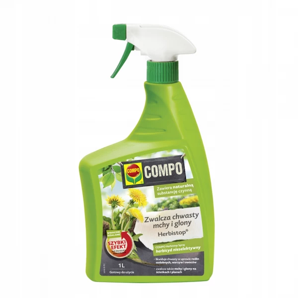 Spray Herbistop do zwalczania chwastów, mchów i glonów Compo 1L