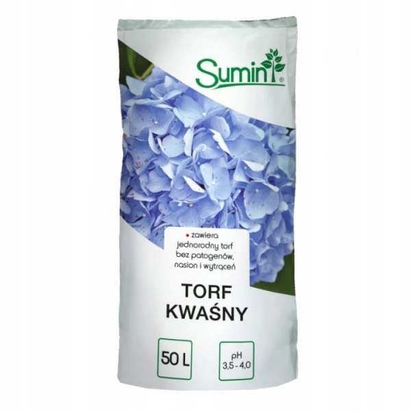 Torf kwaśny PH 3,5-4 50 L Sumin