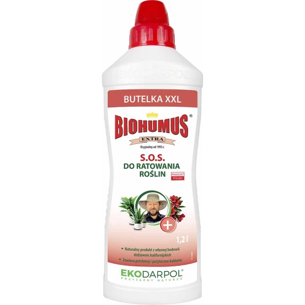 Biohumus S.O.S. do ratowania roślin Ekodarpol BROS 1,2 L