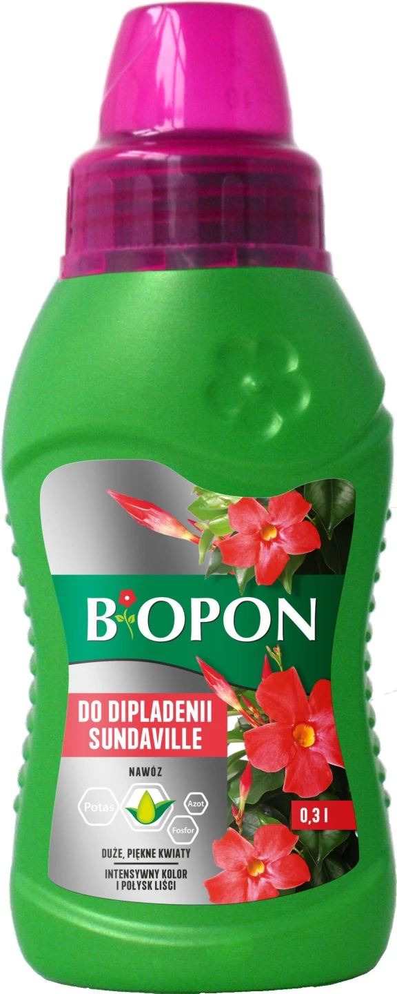 nawóz do dipladenii, nawóz do sundaville, biopon nawóz, nawóz mandevilla, nawóz płynny do kwiatów, nawóz balkonowy, nawóz do roślin kwitnących, nawóz 300 ml, nawóz wieloskładnikowy, nawóz do donic