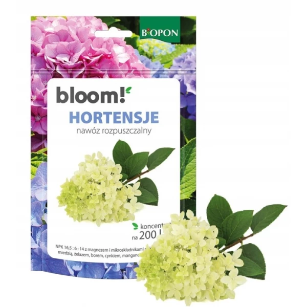 Nawóz do hortensji 200 g Biopon Bloom !