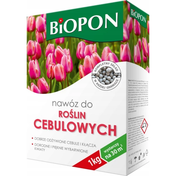 Nawóz do roślin cebulowych granulat Biopon BROS 1 kg