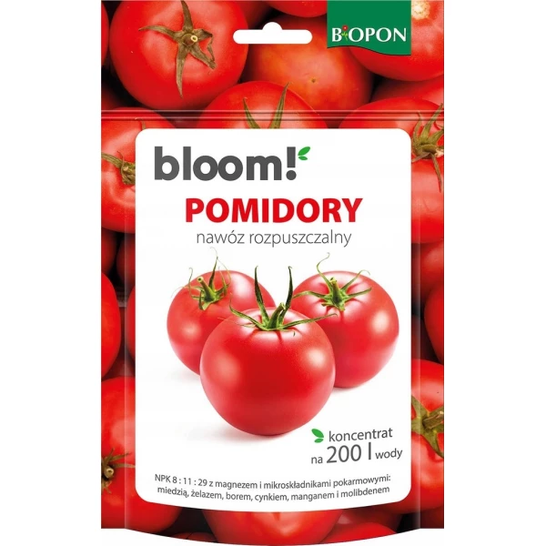 Nawóz rozpuszczalny Pomidory 200 g Biopon Bloom!
