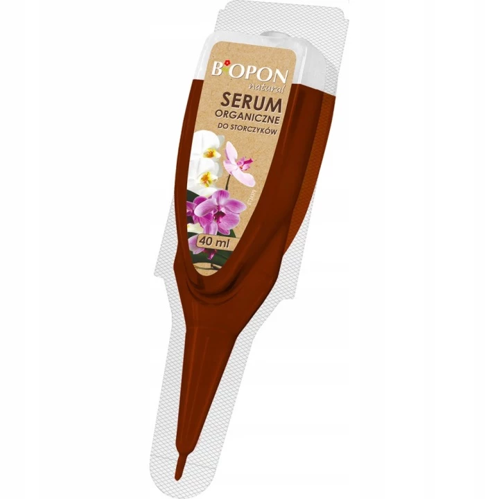 nawóz do storczyków, serum do storczyków, biopon 40 ml, nawóz organiczny storczyki, aplikator do roślin, nawóz w płynie storczyki, pielęgnacja storczyków, nawóz bros biopon