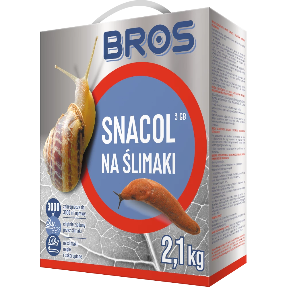 snacol 3 gb, środek na ślimaki, preparat na ślimaki w ogrodzie, granulat na ślimaki, moluskocyd na ślimaki, metaldehyd na ślimaki, środek na ślimaki w warzywach, środek na ślimaki w truskawkach,
