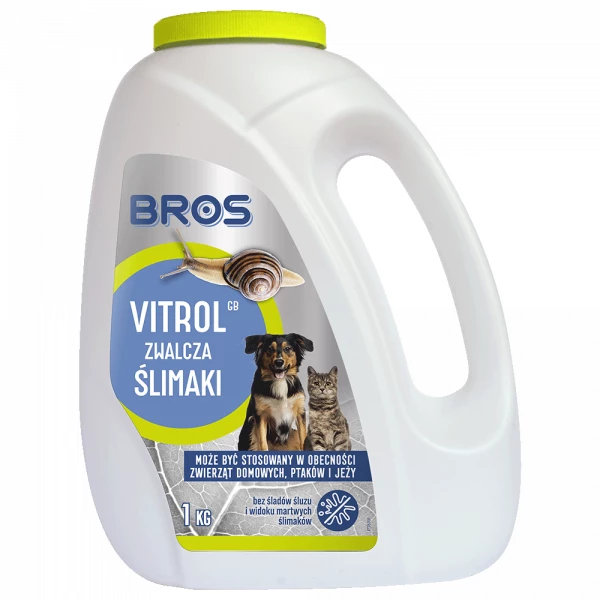 Środek na ślimaki w ogodzie, granulat BROS Vitrol GB 1kg