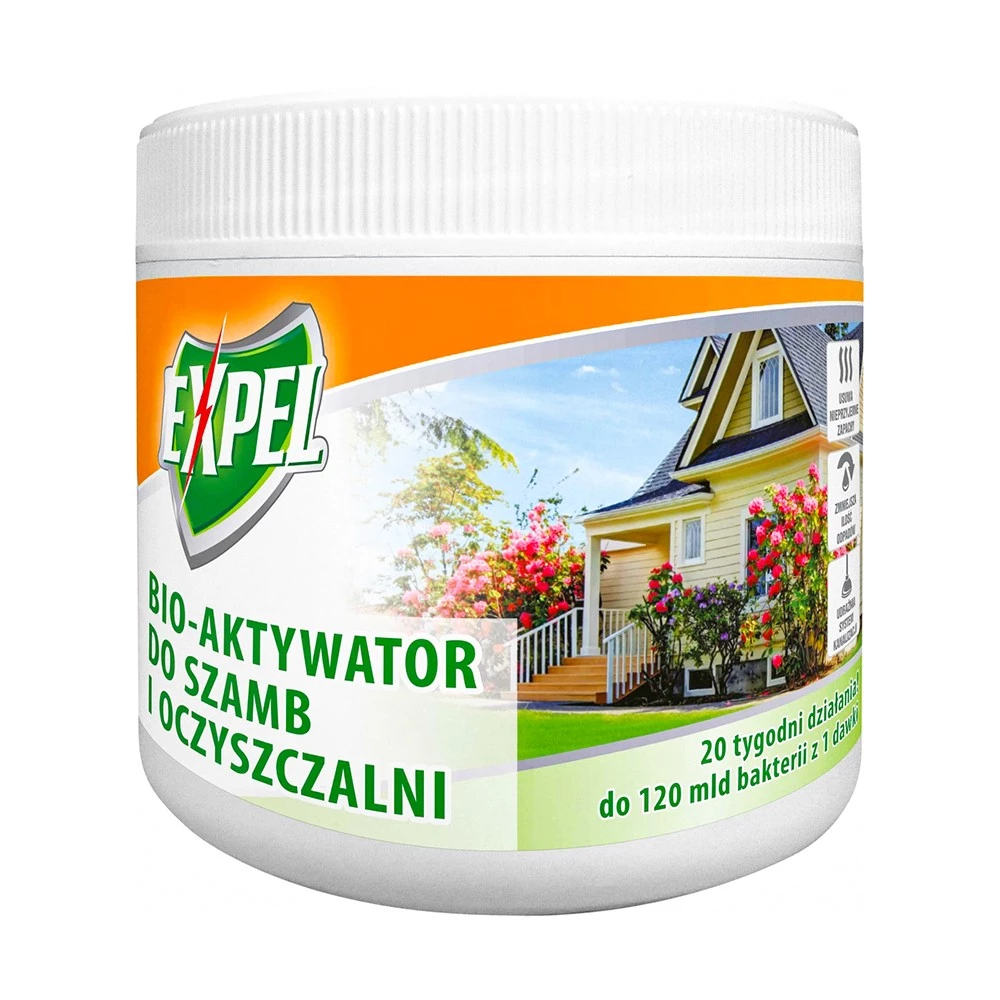 bio aktywator do szamba, expel bio aktywator, bakterie do szamba, preparat do oczyszczalni ścieków, enzymy do szamba, środek do szamba 500g, bio preparat do kanalizacji, bakterie do latryny, udrażnianie szamba, preparat mikrobiologiczny do szamba