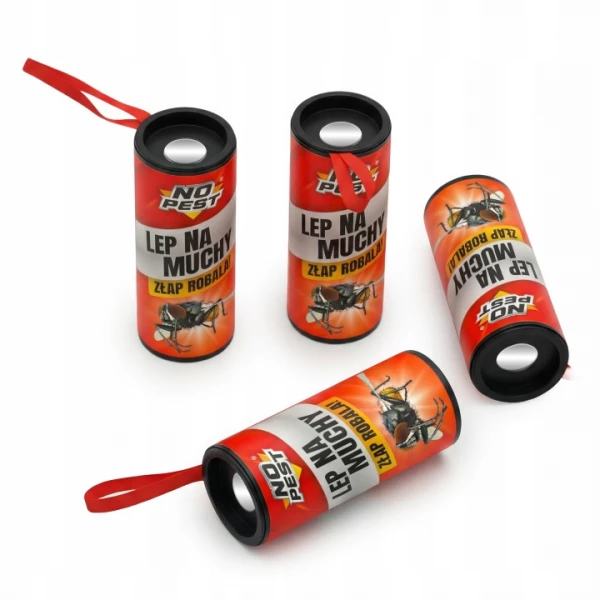 Pułapka na muchy No Pest®. Wabiący lep na muchy 6 szt.