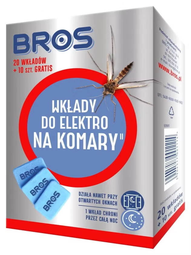 wkłady do elektrofumigatora, bros elektro wkłady, płytki na komary, wkłady do kontaktu na komary, elektrofumigator wkłady, wkłady wymienne bros, płytki odstraszające komary, wkłady na owady do domu, elektro na komary wkłady, bros wkłady uzupełniające