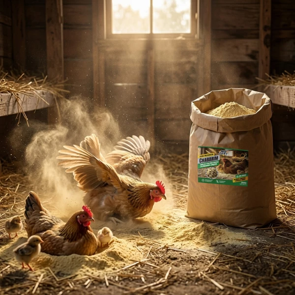 Środek na ptaszyńca kurzego, pleśniakowca, roztocza proszek No Pest® Chabarim 25 kg