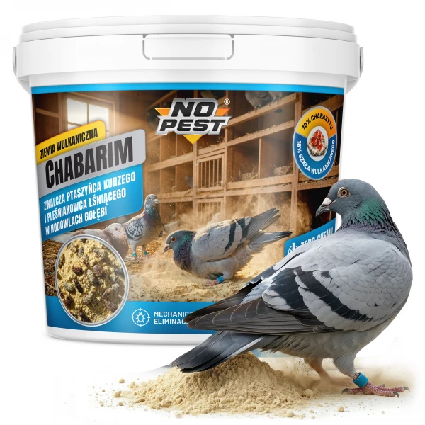 Środek na ptaszyńca na ptaszyńca kurzego pleśniakowca, piórojady do gołębników No Pest® proszek 1 kg 