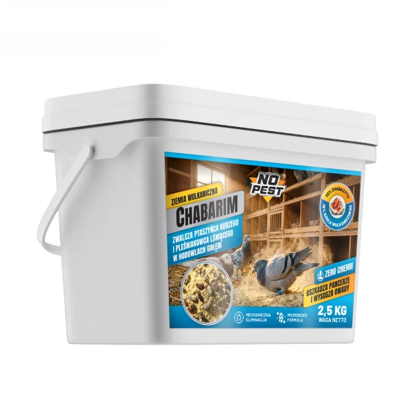 Środek na ptaszyńca na ptaszyńca kurzego pleśniakowca, roztocza do gołębników No Pest® proszek 5 kg 