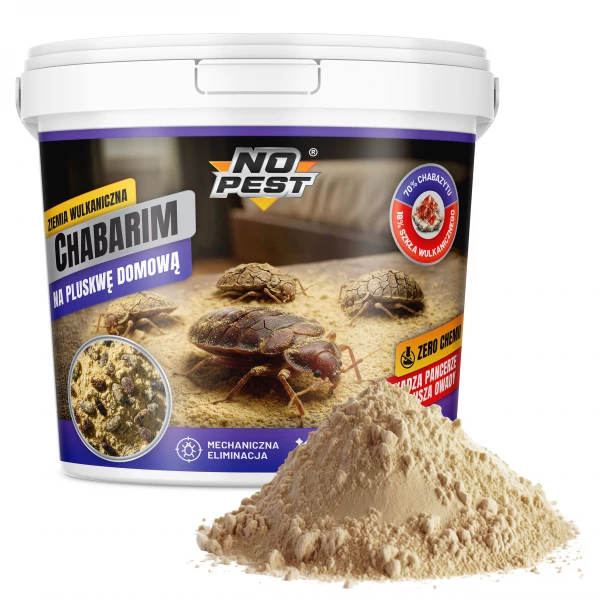 Środek na pluskwy preparat naturalny ziemia wulkaniczna No Pest® proszek 1 kg