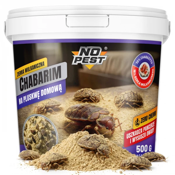 Środek na pluskwy preparat naturalny ziemia wulkaniczna No Pest® proszek 500 g
