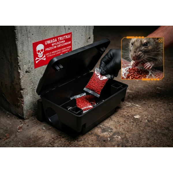 Trutka na myszy, szczury, gryzonie, zatrute ziarno brodifakum RatOut® 150 g