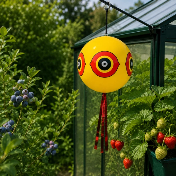 Odstraszacz ptaków. Balon odstraszający gołębie z balkonu, szpaki.