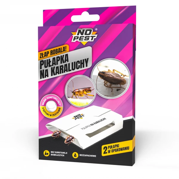 Pułapka na karaluchy, prusaki NO PEST™ 2 szt. 