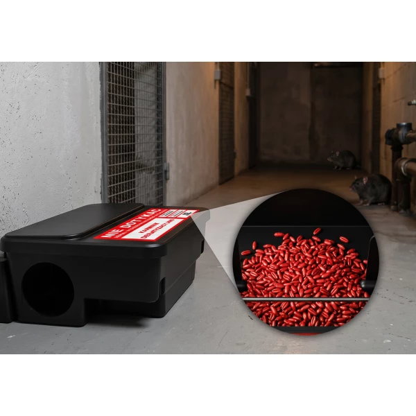 Trutka na szczury i myszy, gryzonie 5 kg No Pest® brodifakum czerwone ziarno