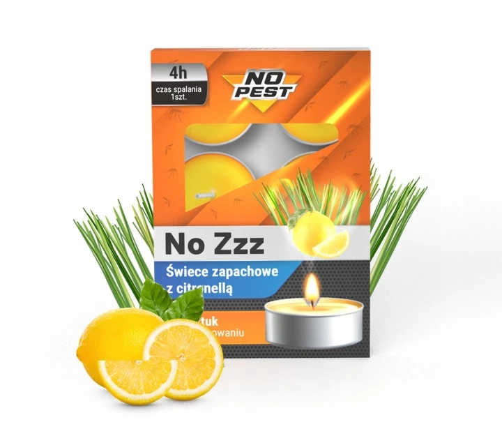 świeczki zapachowe citronella, świece citronella, świeczki No Pest, świeczki cytrynowe, świeczki tealight, świeczki do ogrodu, świeczki na taras, świeczki zapachowe 6 sztuk, naturalna citronella, świeczki na balkon, świeczki dekoracyjne, podgrzewacze zapachowe, świeczki cytrusowe, świeczki do altany, świeczki na letnie wieczory, aromat świeżych cytryn, świeczki do lampionów, świeczki do świeczników, No Pest citronella, świeczki z naturalnym woskiem