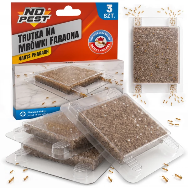 Trutka na mrówki faraona w karmniku No Pest® 3x5g