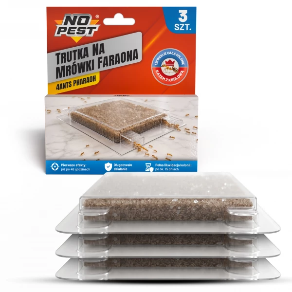 Trutka na mrówki faraona w karmniku No Pest® 3x5g