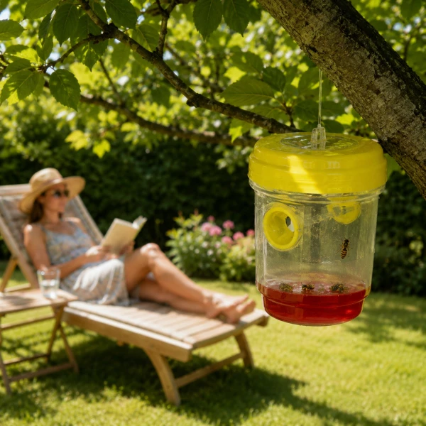 Pułapka na osy, szerszenie Wasp Cup + wabik Wasp Juice 500 ml 