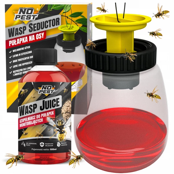 Pułapka na osy, szerszenie Wasp Seductor + wabik Wasp Juice 500 ml 