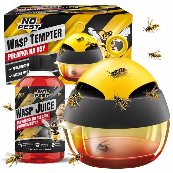 Pułapka na osy, szerszenie Wasp Tempter + wabik Wasp Juice 500 ml 