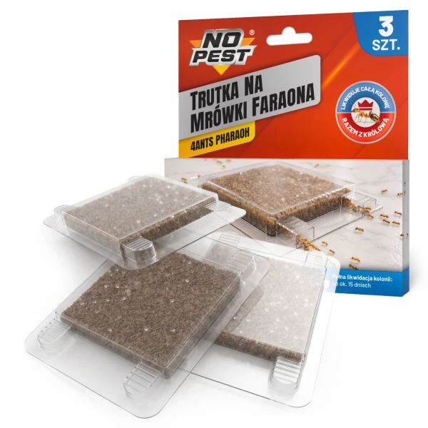 Trutka na mrówki faraona w karmniku No Pest® 3x5g