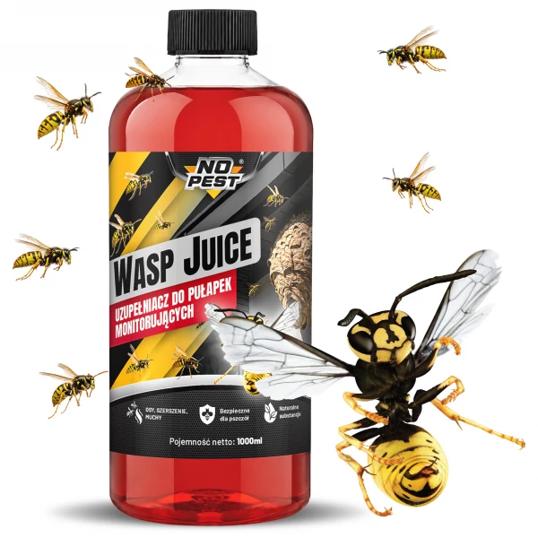 Wabik na muchy i osy. Wkład, płyn uzpełniający do pułapki Wasp Juice 1L