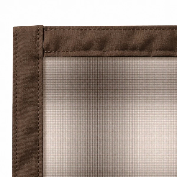 Moskitiera na drzwi balkonowe magnetyczna samozamykająca brązowa 100x210cm Silent Screen No Pest®