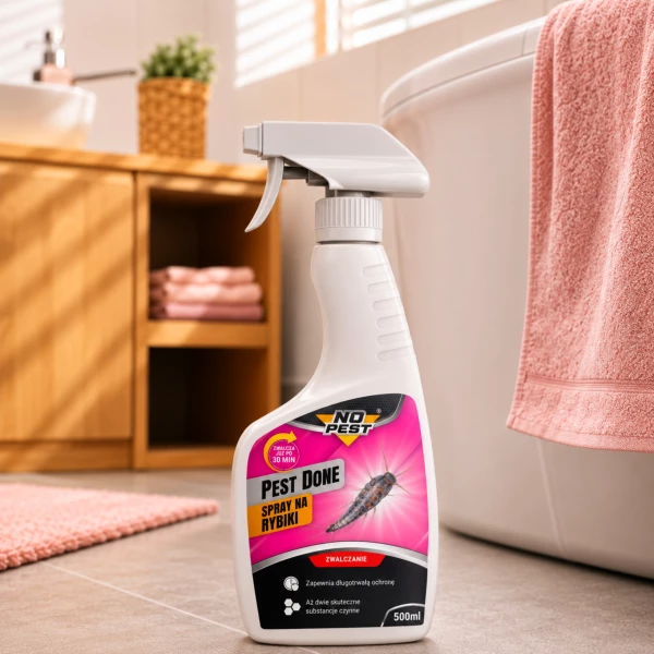 Środek na rybiki cukrowe spray NO PEST. Preparat na srebrzyki 500ml.