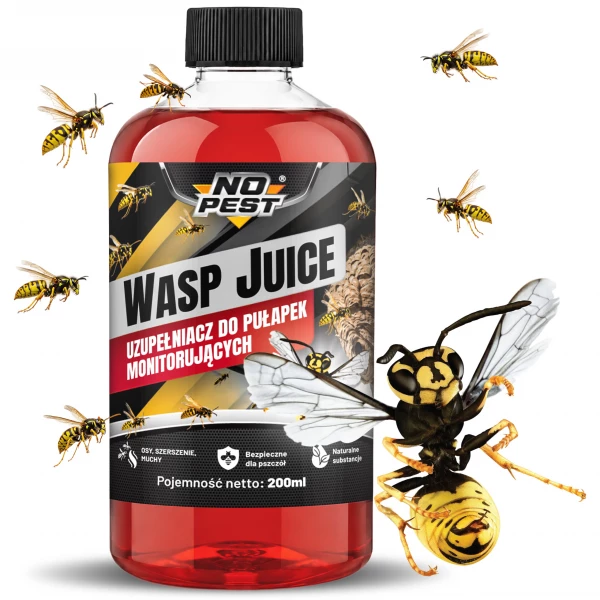 Wabik na muchy i osy. Wkład, płyn uzpełniający do pułapki Wasp Juice 200ml
