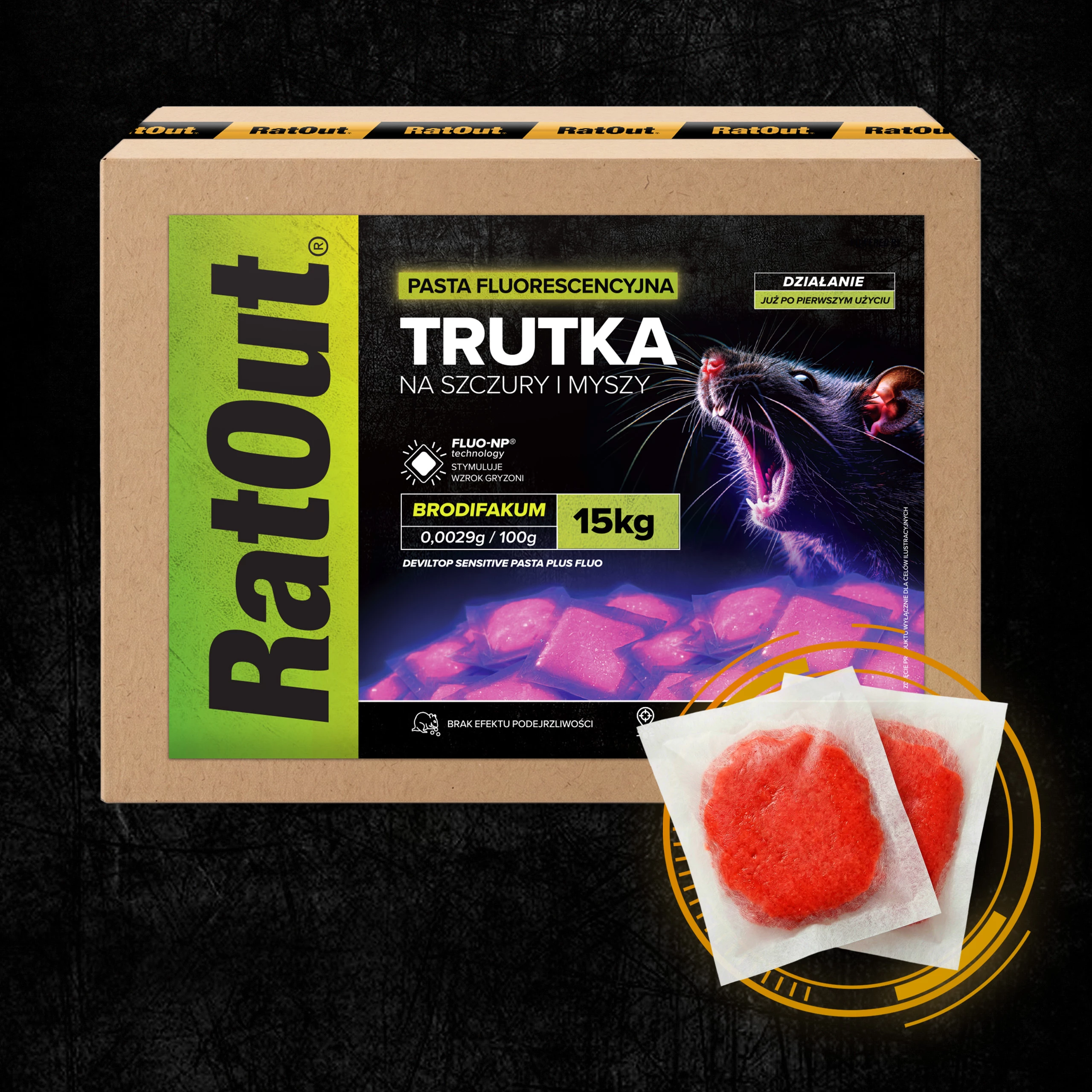trutka na szczury, trutka na myszy, trutka na gryzonie, pasta na szczury, pasta na myszy, pasta fluo, trutka ratout, brodifakum trutka, fluorescencyjna trutka na gryzonie, trutka uv na szczury, skuteczna trutka na szczury, profesjonalna trutka na myszy, monitoring gryzoni, trutka do deratyzacji