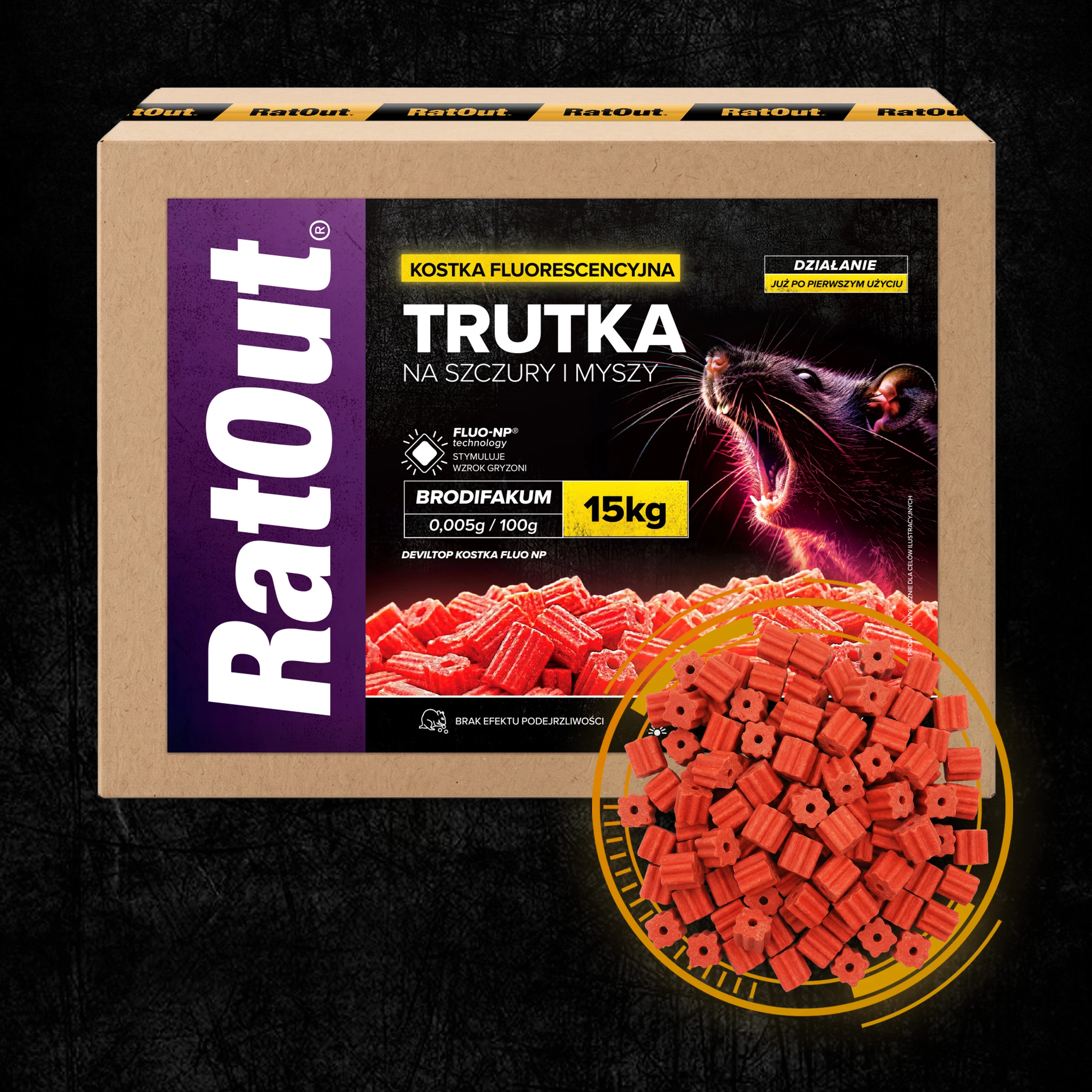 trutka na szczury, trutka na myszy, trutka na gryzonie, kostka na szczury, kostka na myszy, trutka ratout, brodifakum trutka, fluorescencyjna trutka na gryzonie, trutka uv na szczury, skuteczna trutka na szczury, profesjonalna trutka na myszy, monitoring gryzoni, trutka do deratyzacji