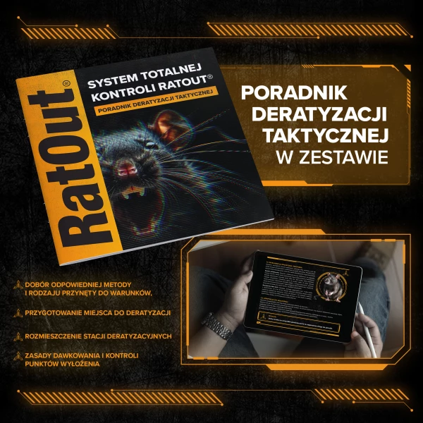 Trutka na szczury, myszy, gryzonie, pasta orzechowa brodifakum RatOut® worek 1,5 kg