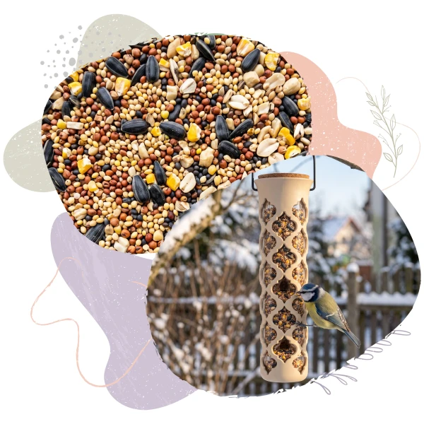 5kg Pokarm dla ptaków zimujących. Ziarno dla ptaków, dla sikorek. Karma BirdFit® Mix.