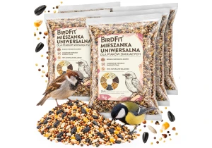 5kg Pokarm dla ptaków zimujących. Ziarno dla ptaków, dla sikorek. Karma BirdFit® Mix.