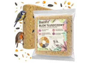  Blok tłuszczowy 300g słonecznik i ziarno pokarm dla ptaków zimujących, karma BirdFit®