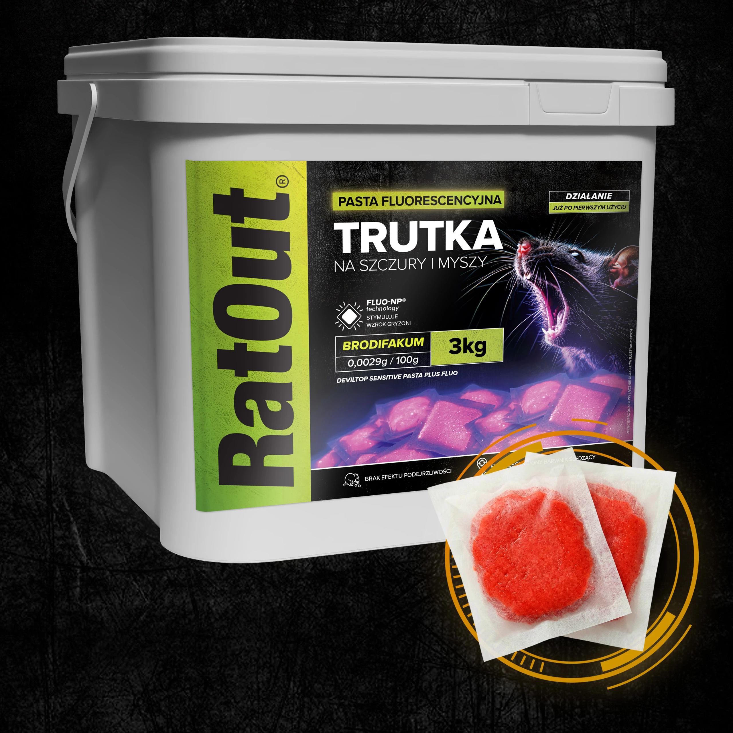 trutka na szczury, trutka na myszy, trutka na gryzonie, pasta na szczury, pasta na myszy, pasta fluo, trutka ratout, brodifakum trutka, fluorescencyjna trutka na gryzonie, trutka uv na szczury, skuteczna trutka na szczury, profesjonalna trutka na myszy, monitoring gryzoni, trutka do deratyzacji