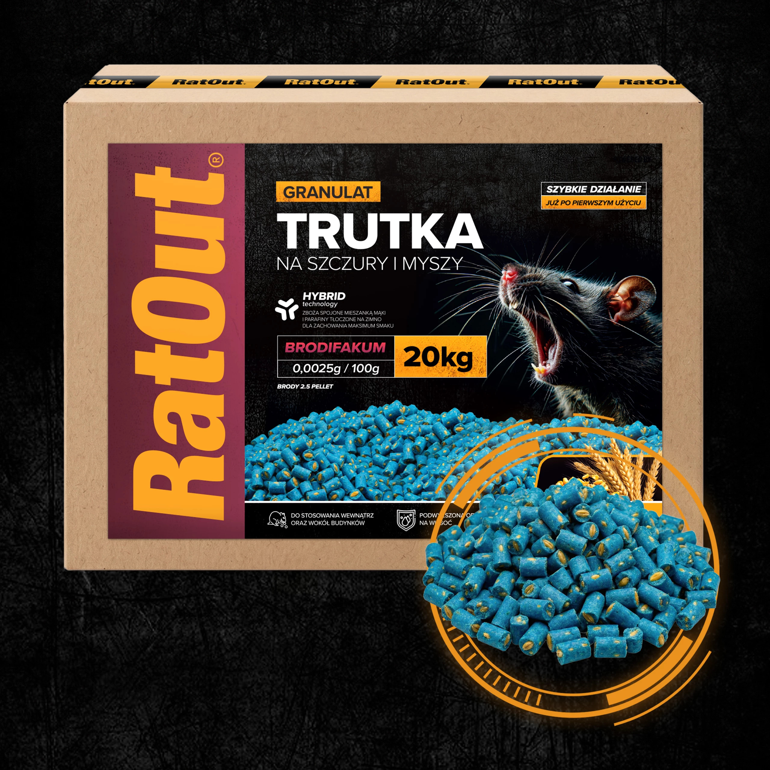 trutka na szczury, trutka na myszy, trutka na gryzonie, granulat na szczury, granulat na myszy, pellet na gryzonie, trutka ratout, ratout granulat hybrid, brodifakum trutka, skuteczna trutka na szczury, mocna trutka na myszy, profesjonalna trutka na gryzonie, trutka do deratyzacji